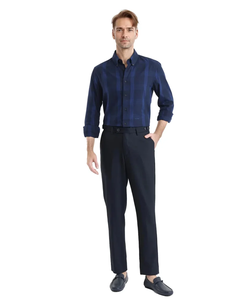 Rare Rabbit Men's Regular Fit Check Shirt