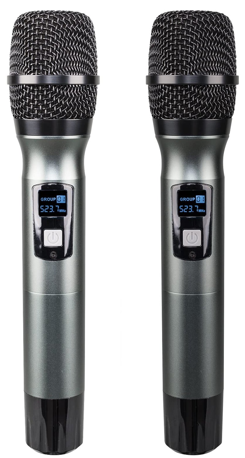 WENWEN Wireless Microphone System 6 Channel Microphones Pro UHF 6 Handheld Karaoke DJ Karaoke System 6 Whole Metal Karaoke System Church Speaking Conference Wedding Party - Image 5