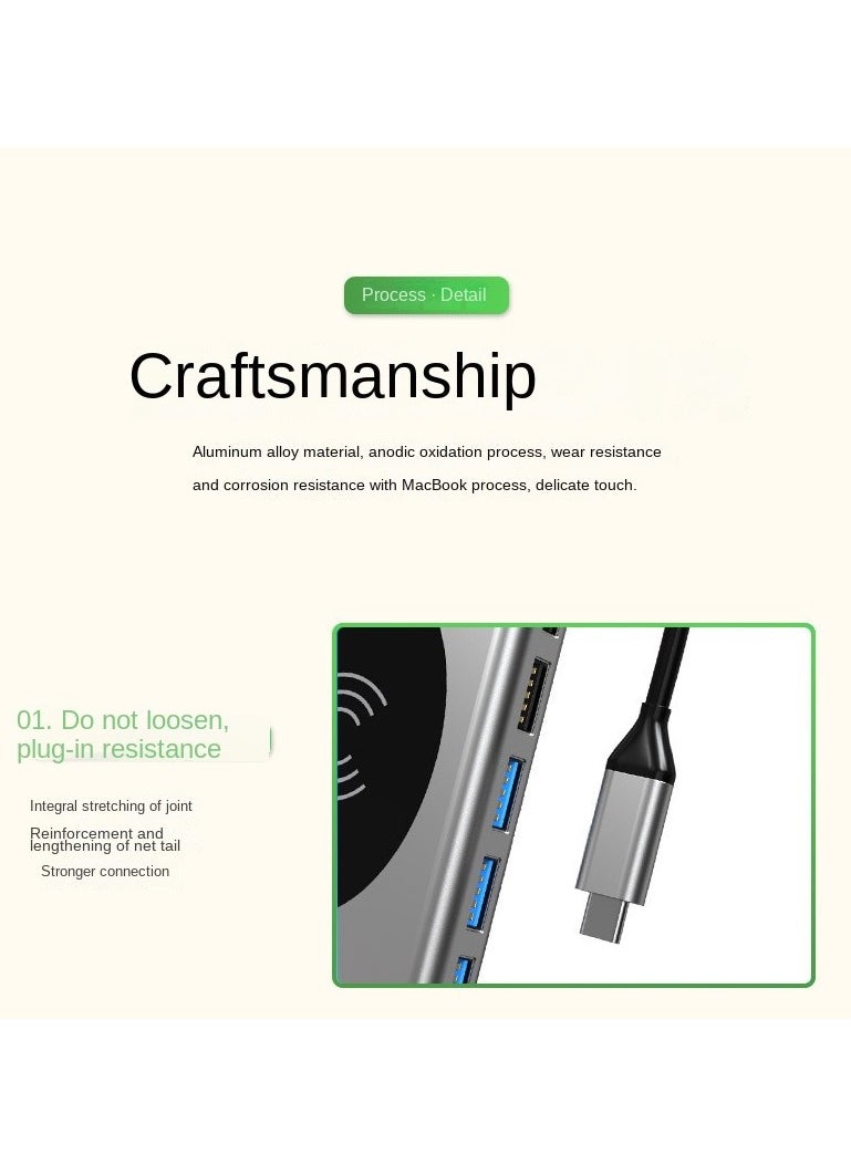 Generic Type-c docking station usb hub,Megadeals-ae  - Image 4