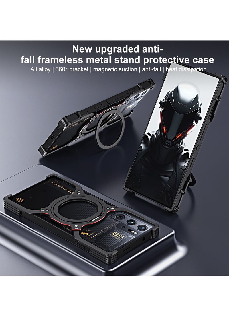 general Applicable to Nubia Red Magic 9 Pro mobile phone case, metal heat dissipation magnetic anti-drop case compatible with Nubia Red Magic 9Pro - Image 2