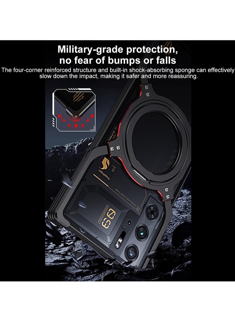 general Applicable to Nubia Red Magic 9 Pro mobile phone case, metal heat dissipation magnetic anti-drop case compatible with Nubia Red Magic 9Pro - Image 4