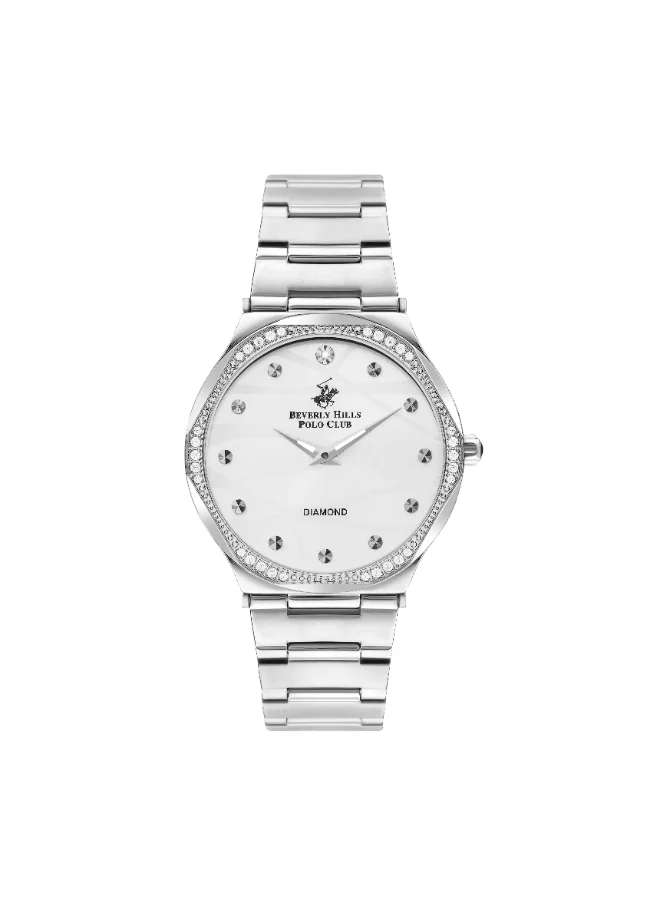بيفرلي هيلز بولو كلوب BEVERLY HILLS POLO CLUB Women's Analog Silver Dial Watch - BP3399C.330