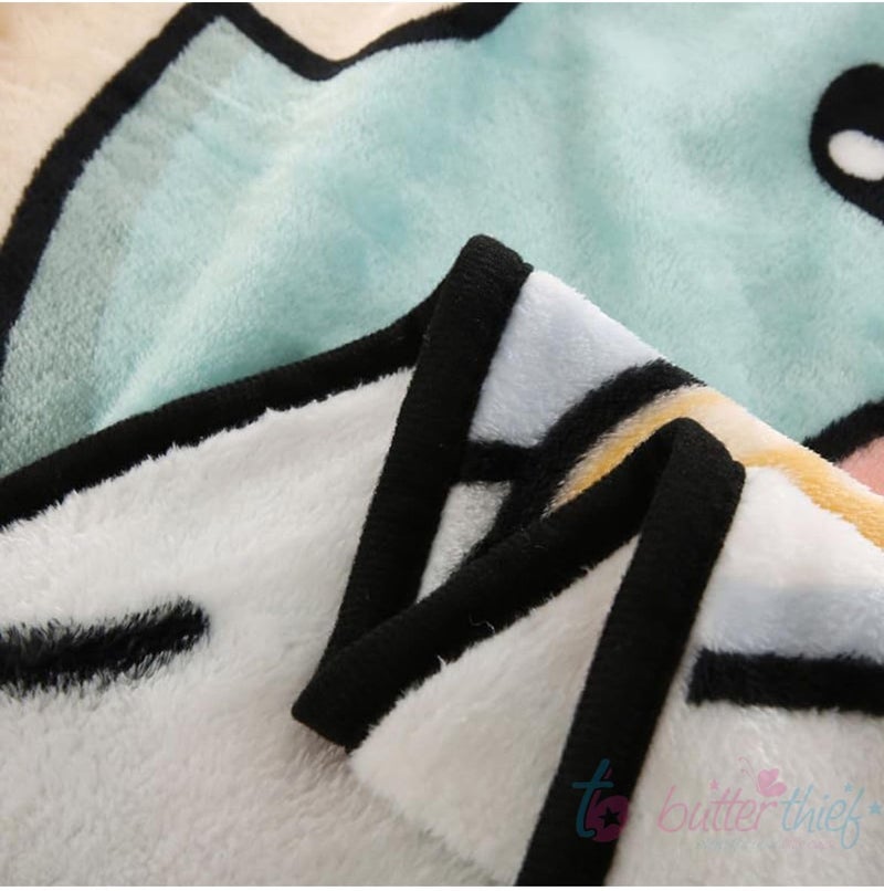 INSTABUYZ Butterthief Light Weight Cartoon Printed Blanket 100 x140 cm, 0-5 Years Soft Flannel for All Seasons Reversible Baby Blanket for Kids Toddlers New Born Boys & Girls - Image 3
