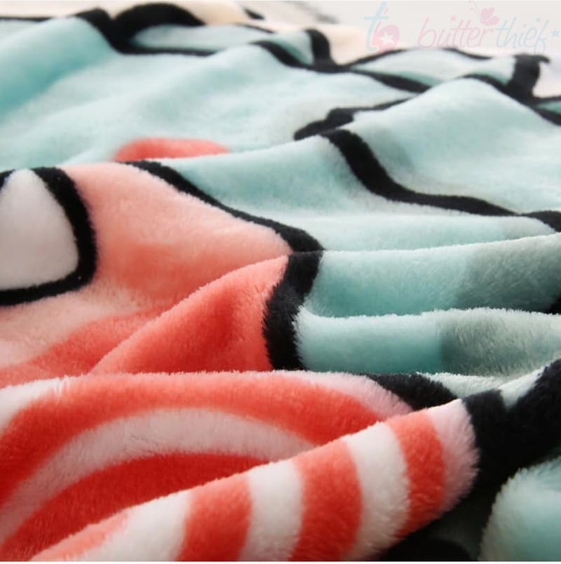 INSTABUYZ Butterthief Light Weight Cartoon Printed Blanket 100 x140 cm, 0-5 Years Soft Flannel for All Seasons Reversible Baby Blanket for Kids Toddlers New Born Boys & Girls - Image 4