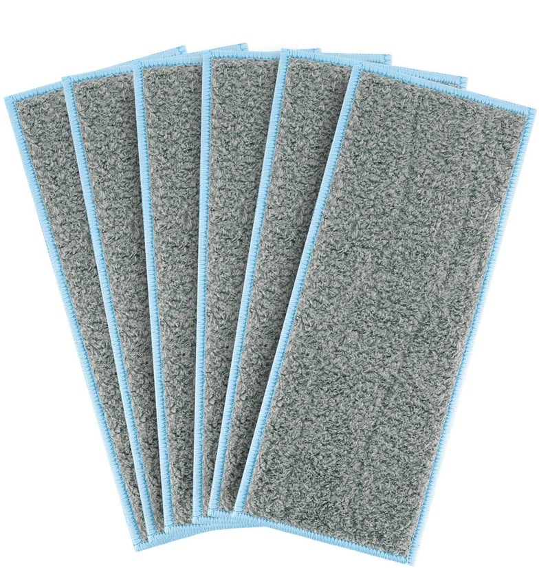 LINNIW M6 Wet Mopping Pads Washable Compatible with Braava Jet m Series, Reusable Wet Pads for iRobot Braava Jet M6 (6110) (6012) (6112) (6113) Pack of 6 - Image 1