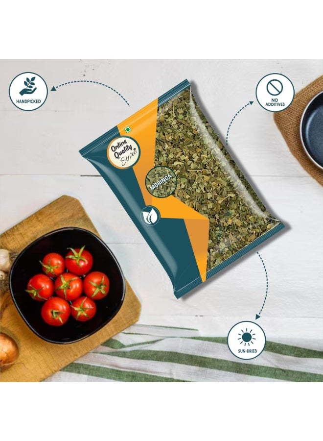 Online Quality Store Moringa Leaves - 100g |Moringa Dry Leaf, Dried Drumstick Tree Leaves, - Image 4