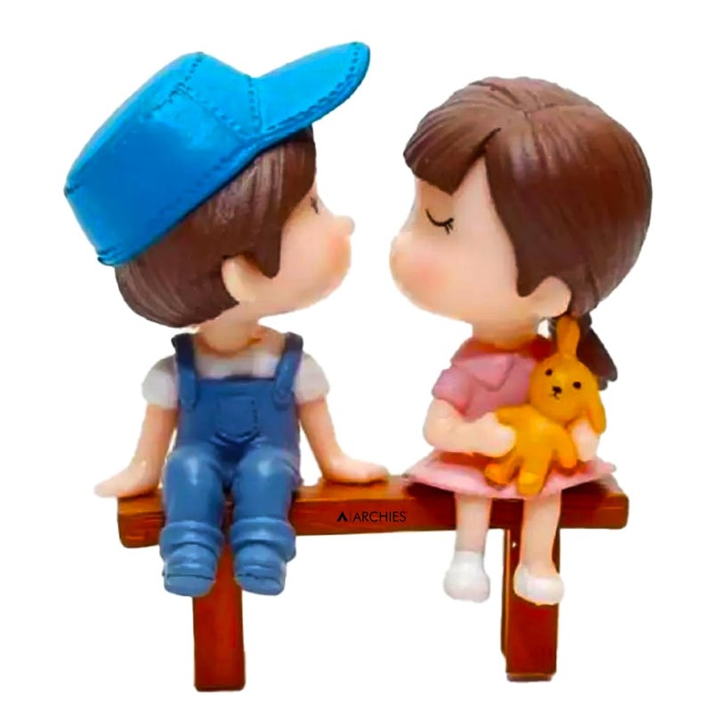 Archies Romantic Love Miniature Figurines Showpiece Valentine Gift for Girlfriend, Boyfriend, Lover, Couples, Husband, Wife | Birthday | Valentines Day | Anniversary VALG20 - Image 3