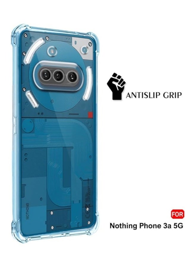DUSALA Case for Nothing Phone (3a) Clear Back Cover Case Ultra Clear Best Camera Protection Anti-Slip Grip Slim & Protective Back Case Cover for Nothing Phone 3a 5G 2025 Bumber Case - Image 3