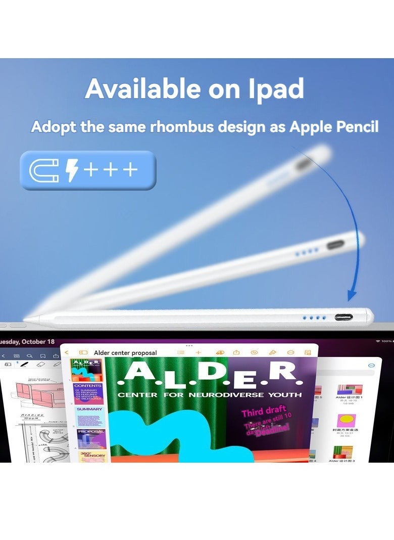 قلم iPad، قلم ذو سعة عالية، جهاز لوحي، هاتف محمول، شاشات عرض متنوعة، قلم عالمي، مناسب للرسم والعمل عبر الإنترنت للطلاب