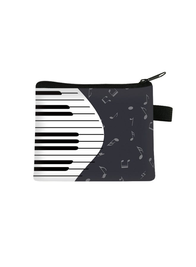 New Style Piano Note Creative Coin Purse For Children, Mini Storage Wallet, Portable Key Card Holder Starting From One Piece