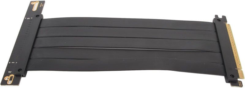Pcie 4 0 Riser Cable Flexible Gpu Extension 128Gbps Transfer Rate 50cm Black - Image 1