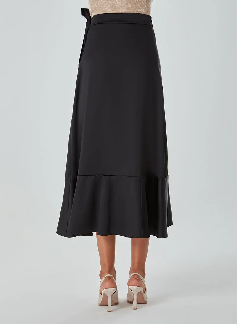 MIZALLE Ruffle High Waist Skirt