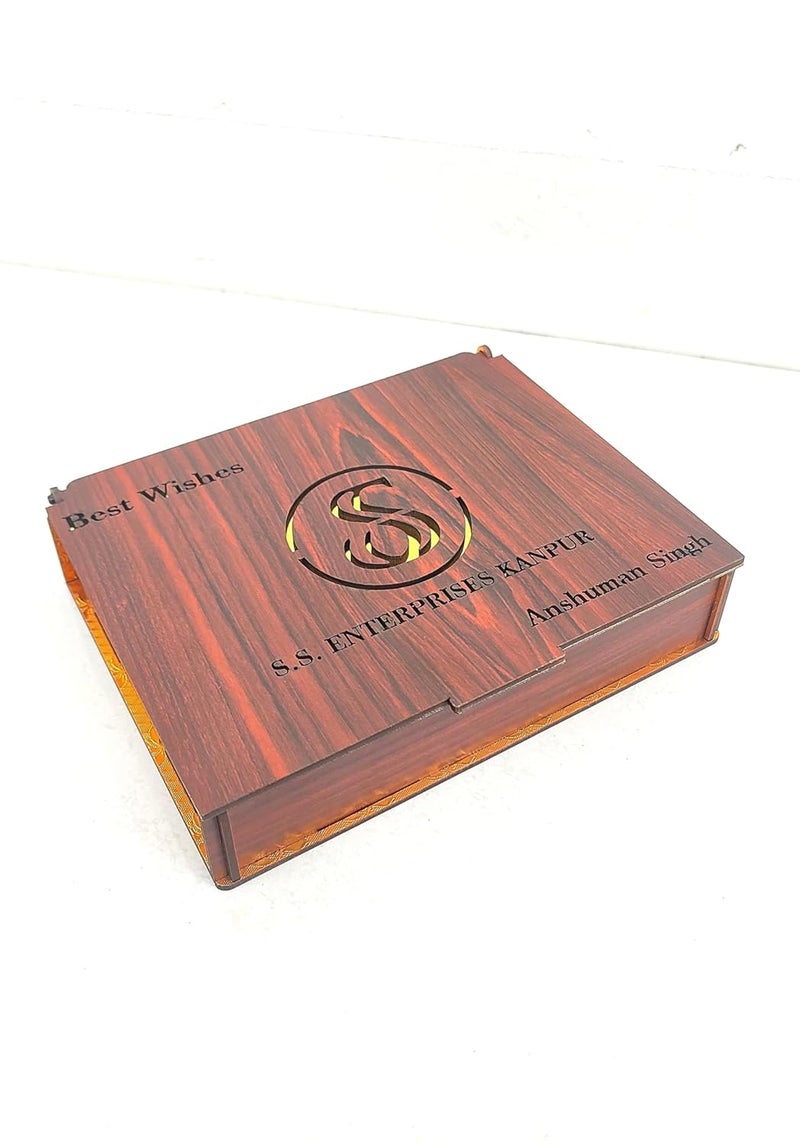 MeeCraft Personalized Wooden Gift Box for Dry Fruits Sweets and Candies 202x163x42cm - Image 5