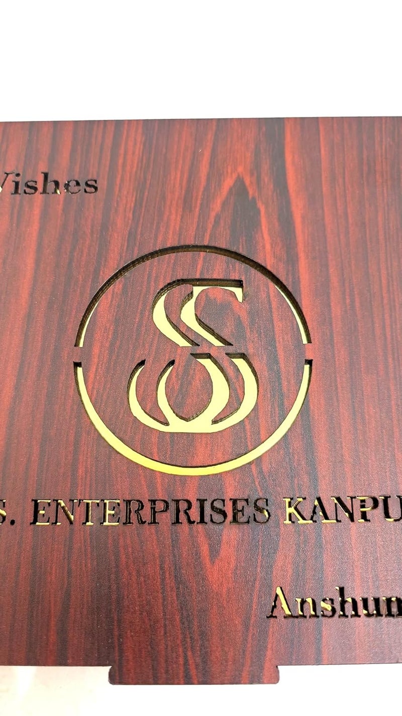 MeeCraft Personalized Wooden Gift Box for Dry Fruits Sweets and Candies 202x163x42cm - Image 3