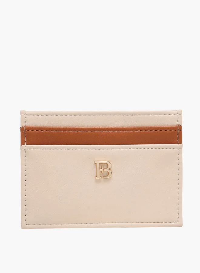 Flora Bella By Shoexpress Solid Card Holder with Open Top