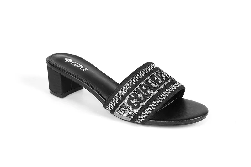 Cuple Ladies Festive Heeled Sandals