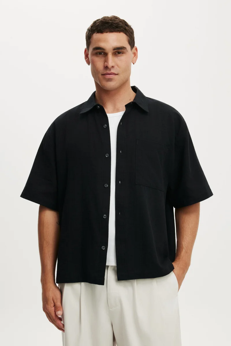 Cotton On Boxy Fit Short Sleeve Shirt