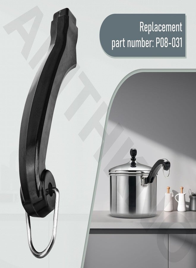 AMTHKNO P08-031 Saucepan Handle (Short) with Screw Compatible with Farber-Ware 1, 1.5, 2 & 2.5 Quart Pan, The Handle Design Offers a Comfortable Grip and Keeps The Cookware Balanced During Cooking - Image 5