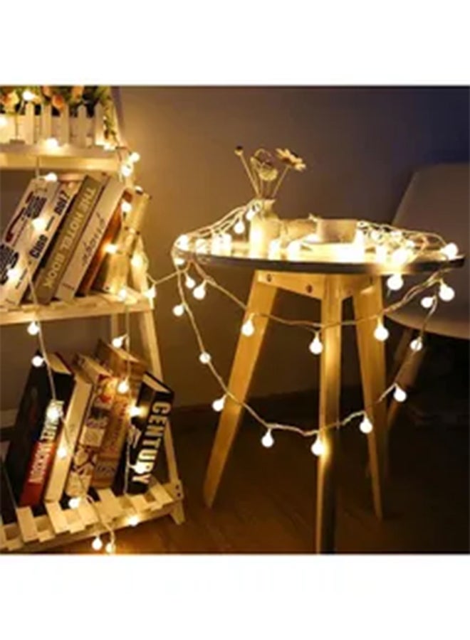 Loquat Crystal Ball Shape Decoration Led Lights Gold - Image 3