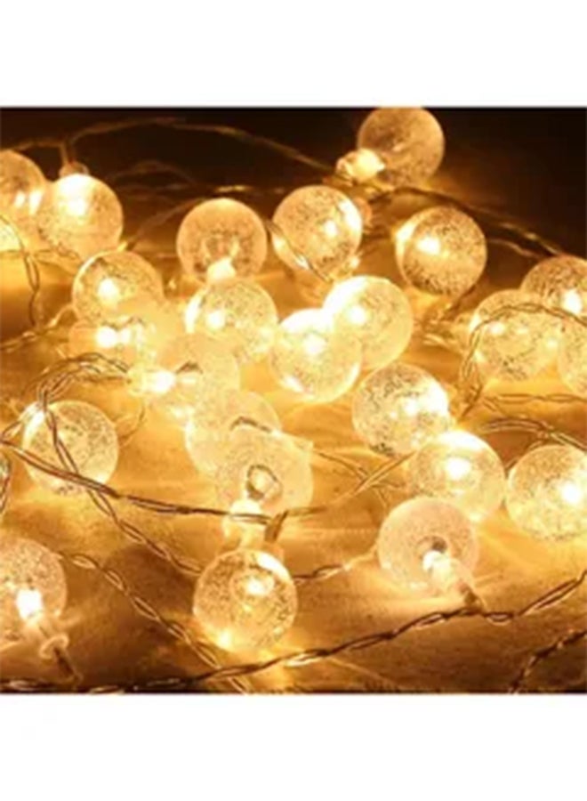 Loquat Crystal Ball Shape Decoration Led Lights Gold - Image 4