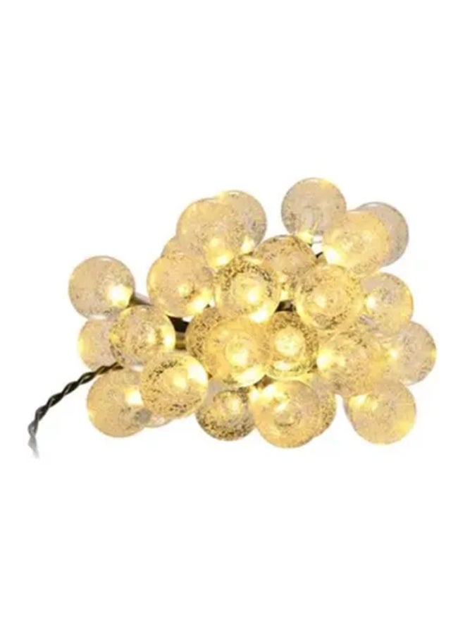 Loquat Crystal Ball Shape Decoration Led Lights Gold - Image 1