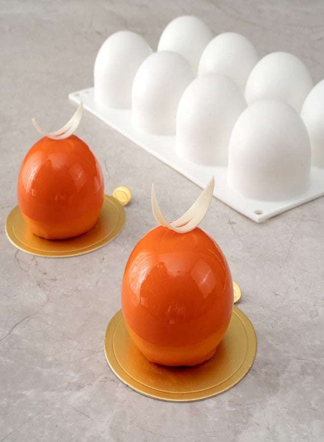 Restaurantware-Pastry Tek 8 Cavities Ball Mold, 1 Oven-Ready Chocolate Mold - Flexible, Freezable, White Silicone Baking Mold, Easy Release, For Making Candies or Chocolates - Image 4