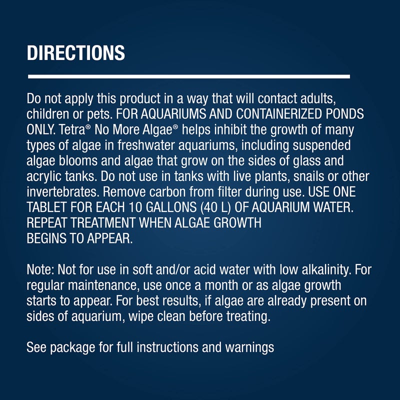 Tetra No More Algae Tablets, 8 tablets, Controls Algae in Aquariums - Image 4