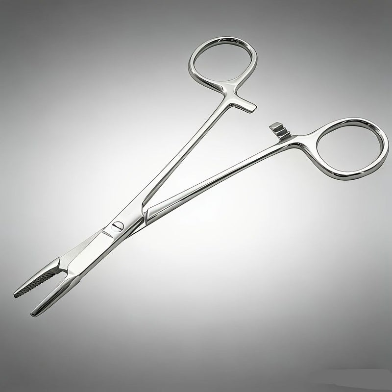 1 Pcs Laboratory Multifunctional Scissors Needle Holder Pliers 5.51 Inch High Quality Polishing Tool Durable No Batteries Required - Image 4