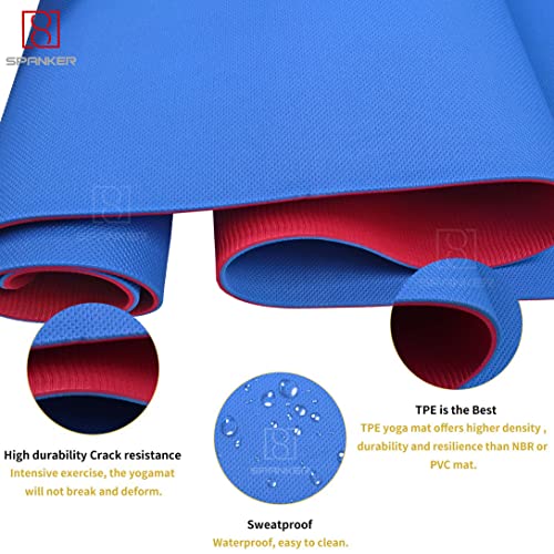 Spanker Premium 5 mm Printed Thick Non Slip Exercise & Fitness Mat for All Types of Yoga, Pilates & Floor Workouts (68"L x 24"W x 5 mm Thick) (Design May Vary) SSTP - Image 3