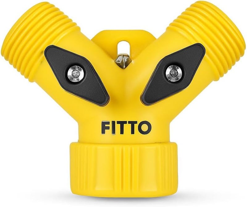 Fitto 3/4 Tap Adaptor with 3-Way Connector for Garden Hoses - Image 1