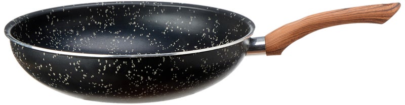 LAPIS Granite Deep Frying Pan Size 28 cm Black 1 Piece - Image 2