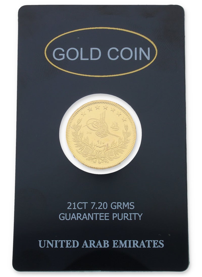 FK Jewellers - Gold 21KT Turkish Lira 7.2 Grams Coin - Image 1