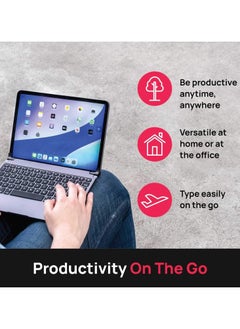 Brydge Brydge 11.0 Pro Wireless Keyboard with Trackpad,Compatible with iPad Pro 11-inch (1st, 2nd , 3rd Gen) (Space Gray)  - Image 5