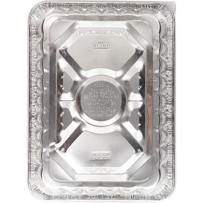 هاندي-فويل هانداي فويل صينية تحميص متوسطة الحجم بغطاء من كوك اند كاري - Image 2