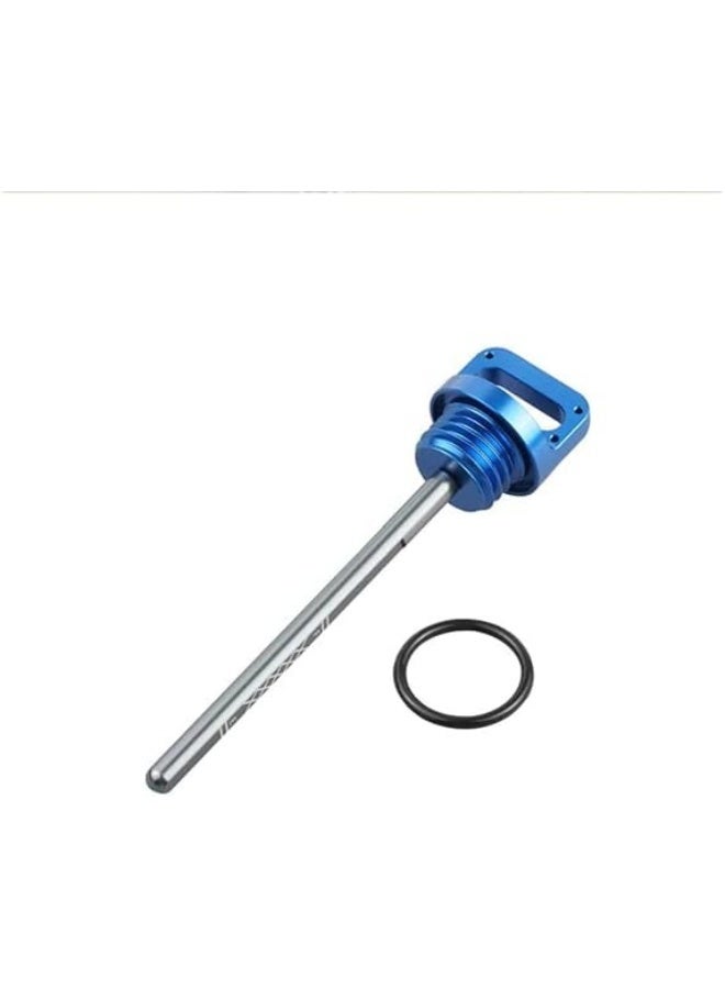 Ebiker Aluminum Oil Dipstick for Yamaha Raptor Blue - Image 1