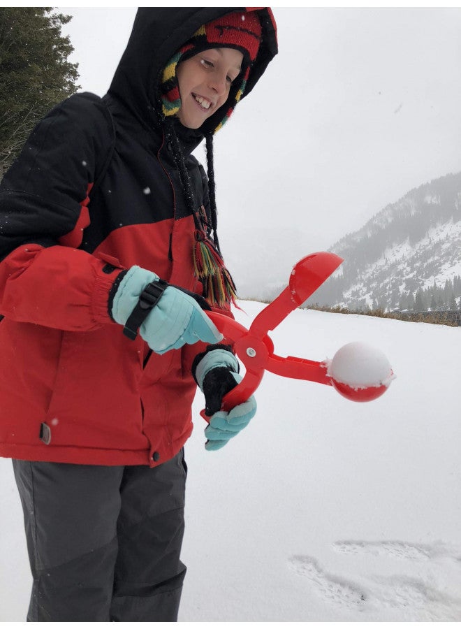 Unplugged Explorers Unplugged Explorers 6 pc. Ultimate Snow Toys kit, Winter Sports- 1 Red Sled, Snow Brick Maker, Snow Digger & Snow Mold, 2 Snowball Makers (1 Free) 1 Winter Toys Storage Pack  - Image 1
