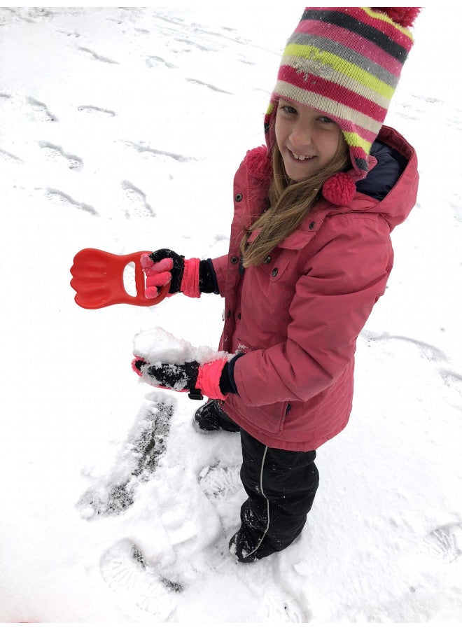 Unplugged Explorers Unplugged Explorers 6 pc. Ultimate Snow Toys kit, Winter Sports- 1 Red Sled, Snow Brick Maker, Snow Digger & Snow Mold, 2 Snowball Makers (1 Free) 1 Winter Toys Storage Pack  - Image 3