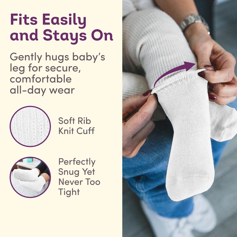 Fruit of the Loom Baby 14-Pack Grow & Fit Flex Zones Cotton Stretch Low Cut Socks - Unisex, Girls, Boys (12-24 Months, Pink) - Image 5