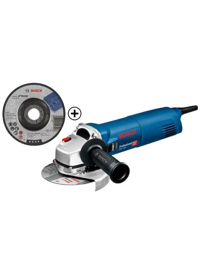 BOSCH Bosch Professional Corded Angle Grinder, GWS 1400 (820 W) + Cutting Disc  - Image 1