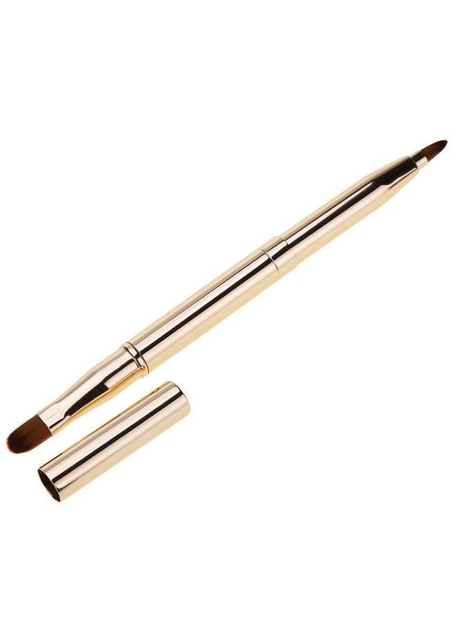 Gugzy Retractable Multipurpose Makeup Brush 2 In 1 Retractable Lip Brush Eyeshadow Brush And Concealing Brush 1 Pc (Lip Eyeshadow Brush) - Image 1