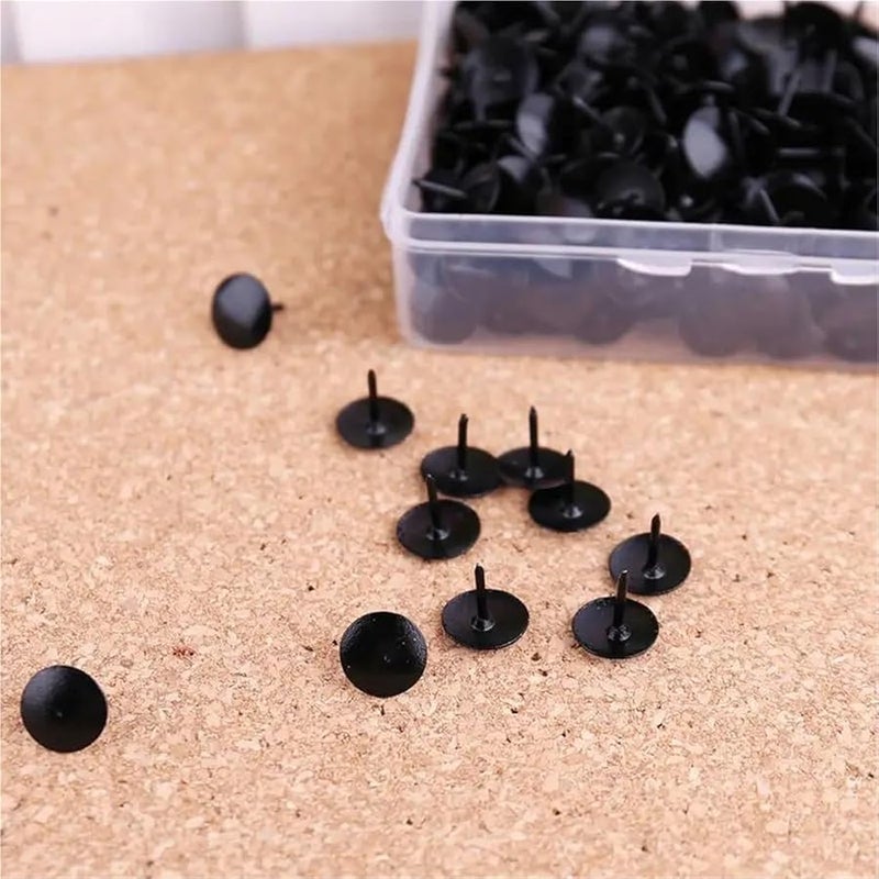 دبابيس ذهبية 400 قطعة مسامير معدنية للوحات الفلين جدار الصور خرائط علامات - Image 5