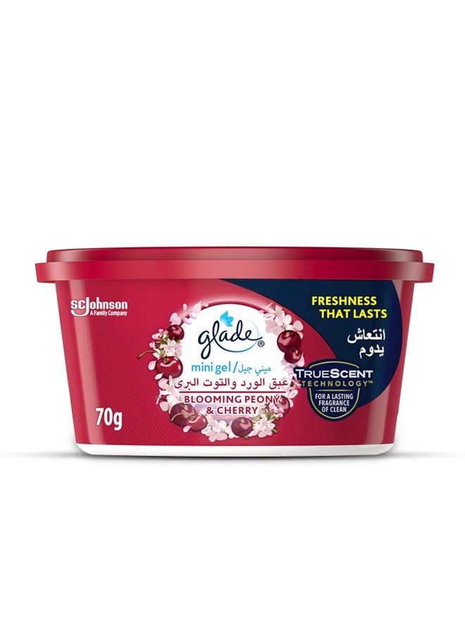 Glade Mini Gel Blooming Peony Cherry 70G - Image 1