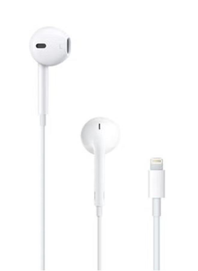 Ocean - In-Ear Wired Headphone for iPhone, Apple Earbuds with Lightning Connector, Built-in Microphone & Volume Control, Compatible with iPhone14/13/12/SE/11/XR/XS/X/8/7, Support All iOS System, White - Image 1
