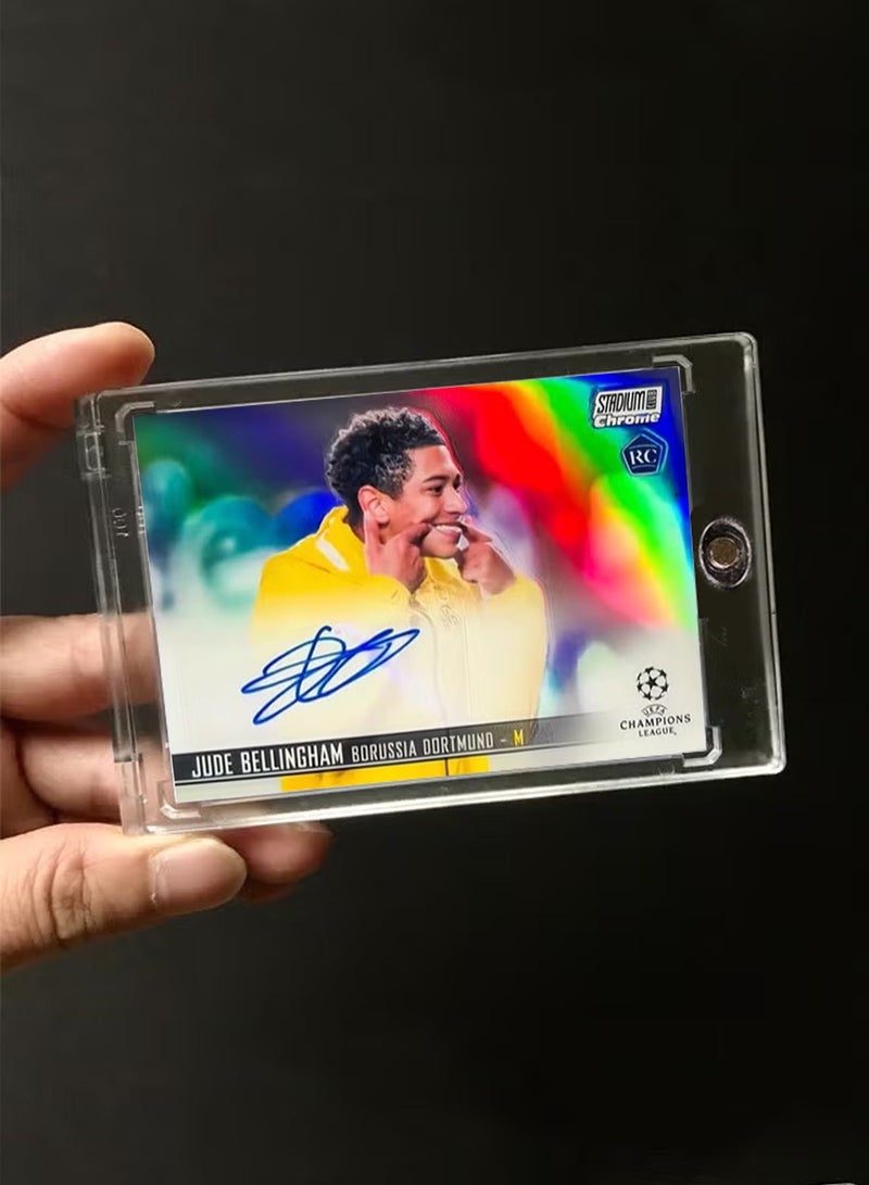 Topps Jude Bellingham Football Signature Trading Card Single Autographed Soccer Card Refractor Collector’s Edition Sports Memorabilia for Fans and Collectors - Image 2