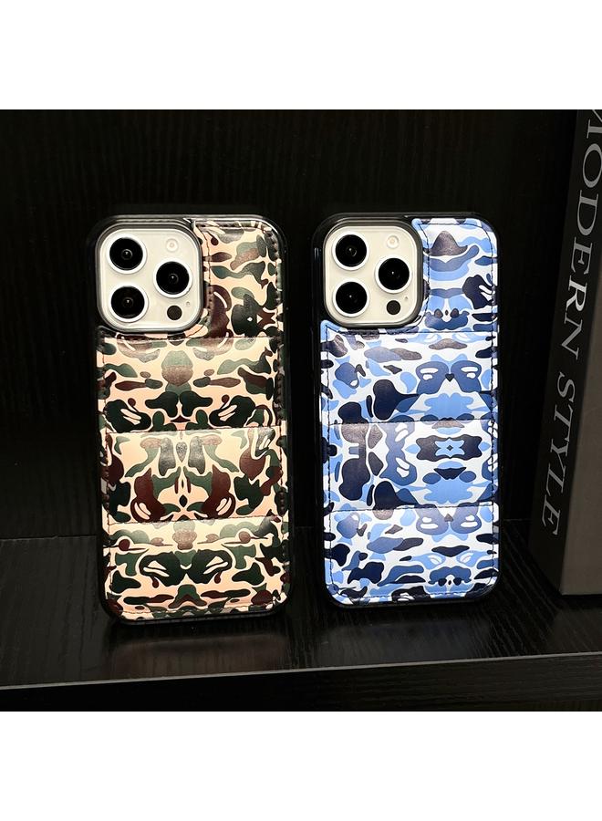 S-TOP Case For iPhone 12 Pro Max Camouflage Eiderdown Airbag Phone Case - Image 3