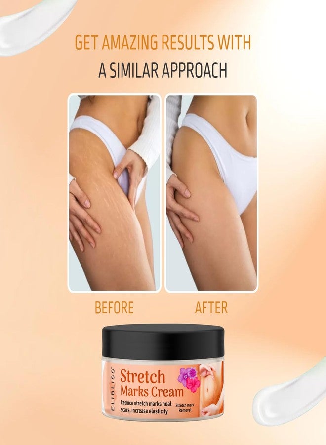 Elibliss Stretch Marks Cream for Reducing Stretch Marks & Scars Pack of 2 - Image 4