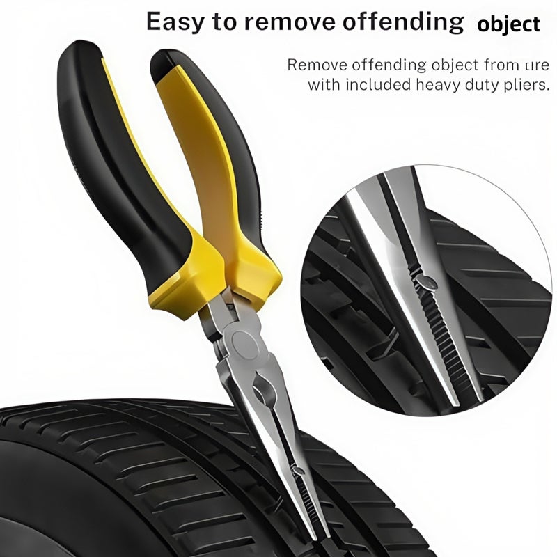 68-Piece Car Motorcycle Tire Repair Tool Kit - Image 3