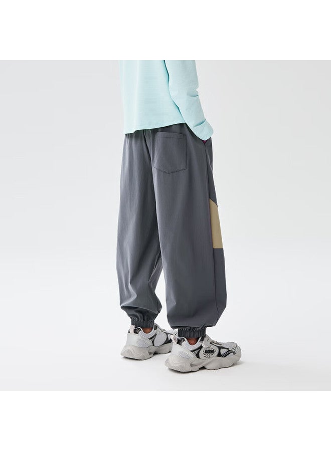 Ebaer Boys' Summer Lightweight Breathable Children'S Four-Way Stretch Sports Pants, Mosquito-Repellent Trousers, Dove Gray, Size 120 - Image 5