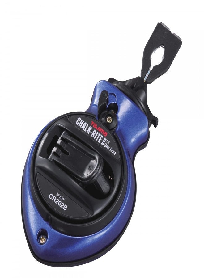 Tajima CR202B-P Chalk Rite II - Contractor Grade Ultra Thin Chalk Line,Blue - Image 1