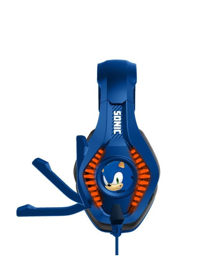 OTL - OTL SONIC PRO G5 GAMING HEADPHONE | Over-Ear Wired Stereo Gamer Headphone w/ RGB LED Effect, Retractable Microphone, works with  XBox, PS5/PS4, 2Ds XL, Nintendo Switch, iPads & Tablets w/ 3.5mm Port - Image 1
